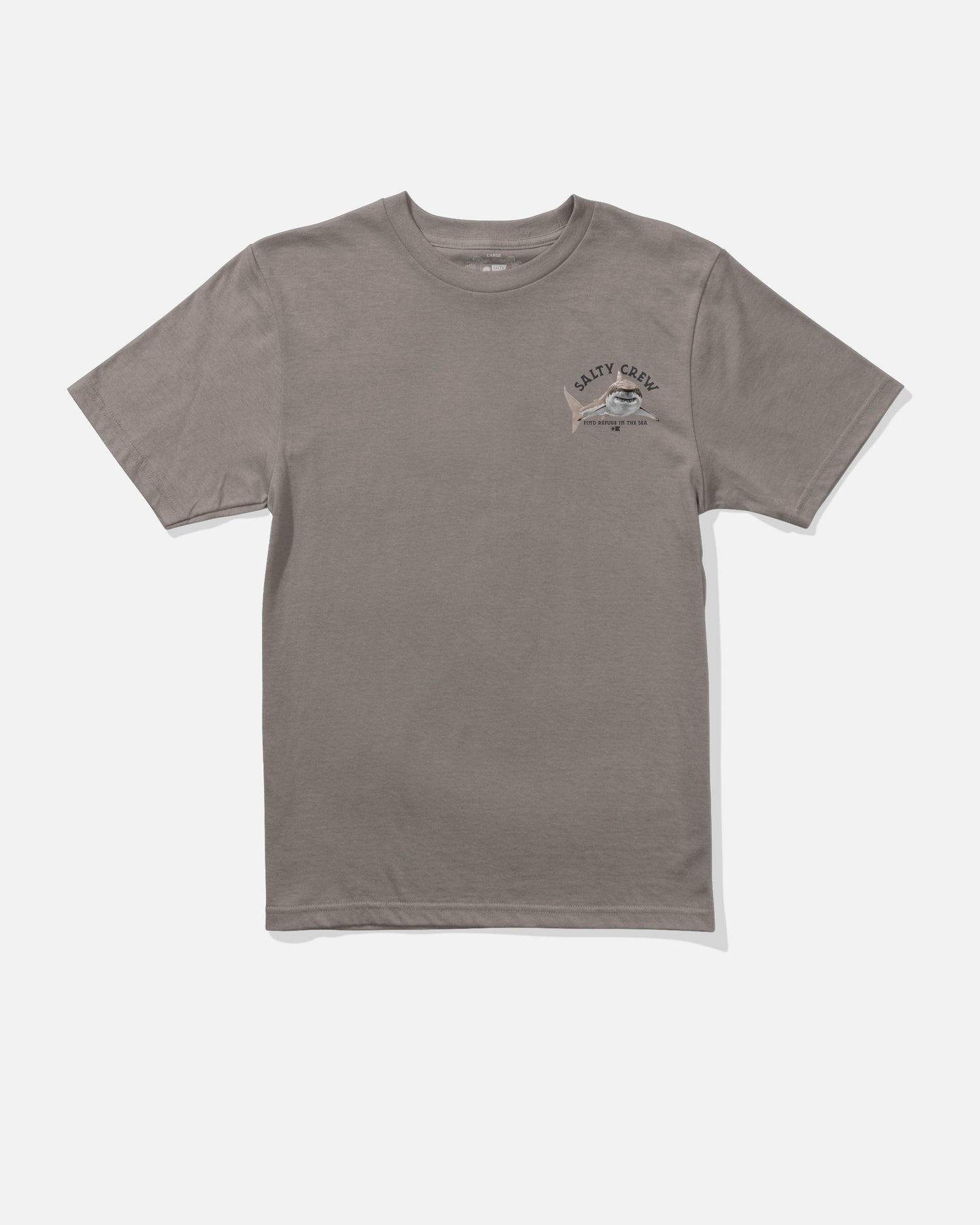 Front view of the Lurking Boys Tee - Cinder. 