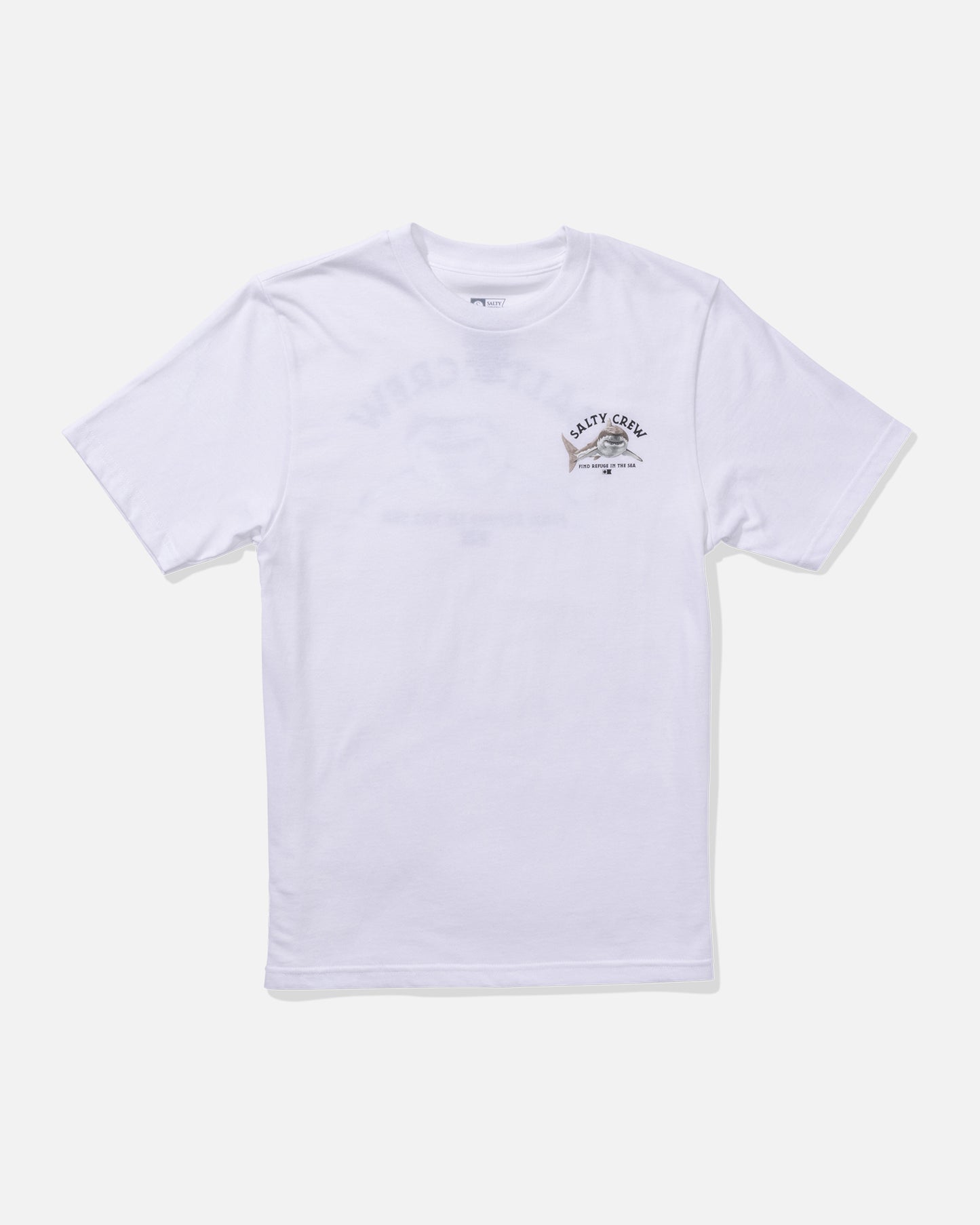 front view of Lurking Boys Tee - White