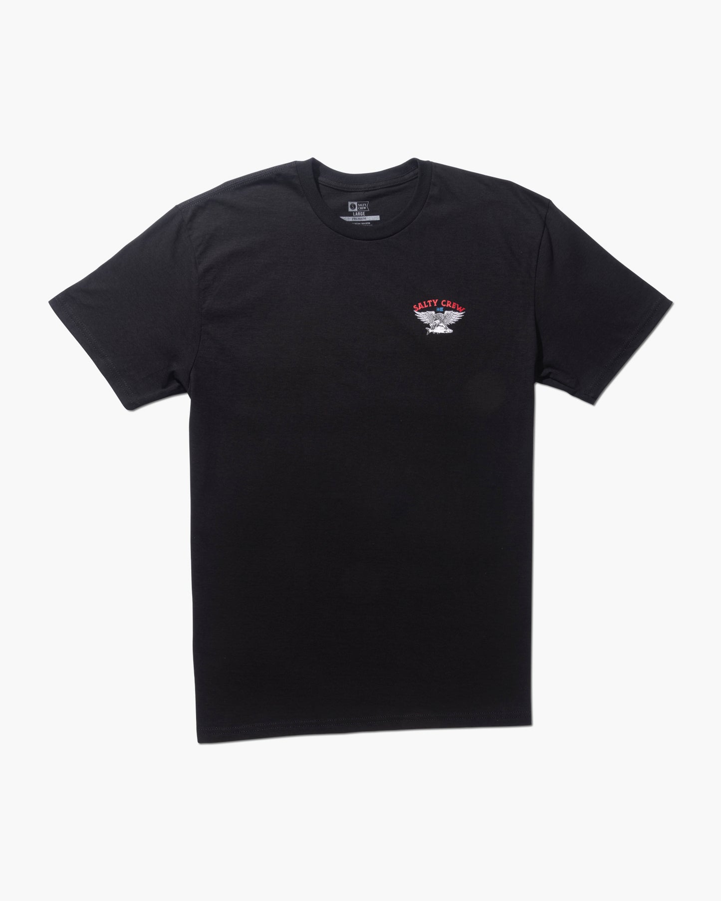 front view of Fly Over Black S/S Standard Tee
