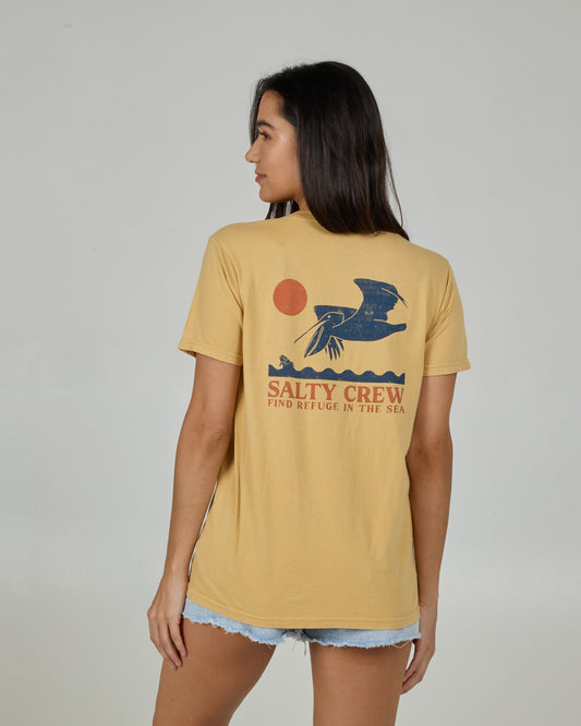 Lunch Time Boyfriend Tee - Dusty Gold