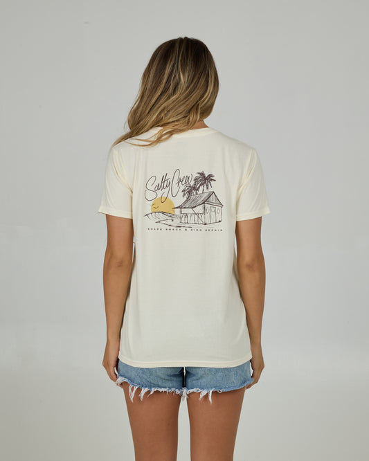 Shape Shack Boyfriend Tee - Off White