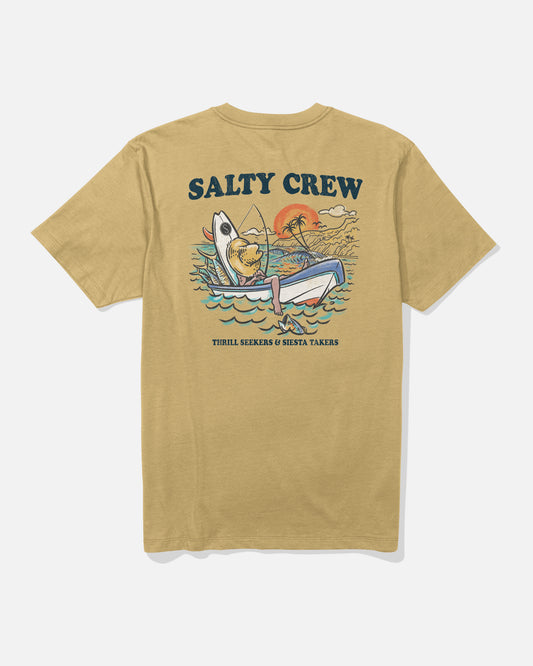 Down Time Tee - Mineral Yellow