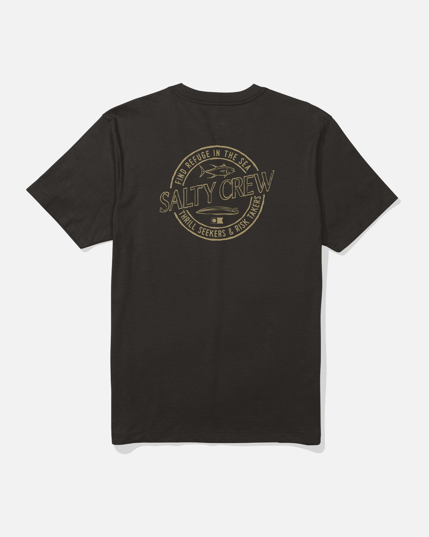 back view of Skewed Premium Tee - Black