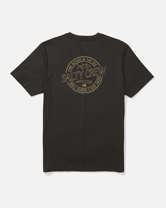 back view of Skewed Premium Tee - Black