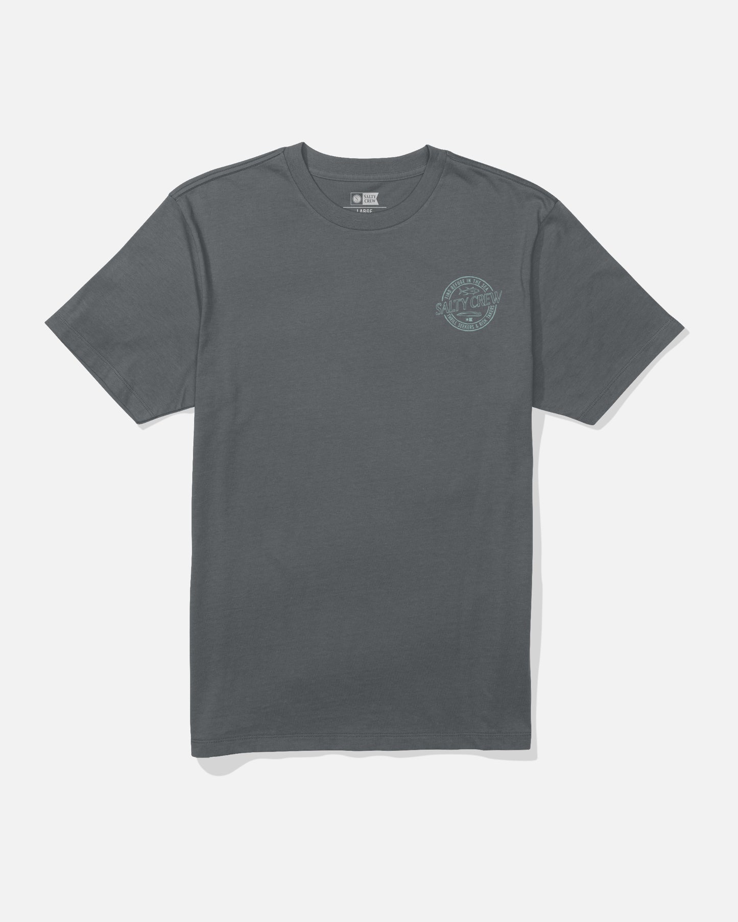 front view of Skewed Premium Tee - Charcoal