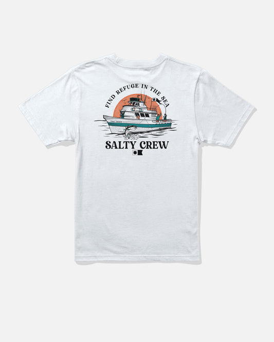 Day Charter Boys Tee - White