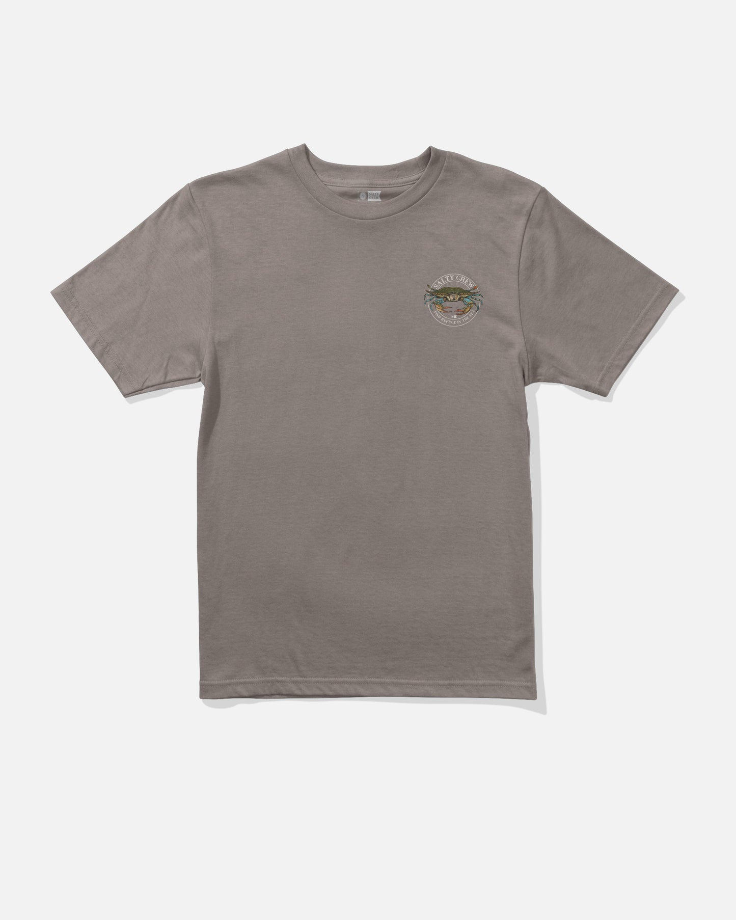 Front view of the Jimmy Boys Tee - Cinder. 