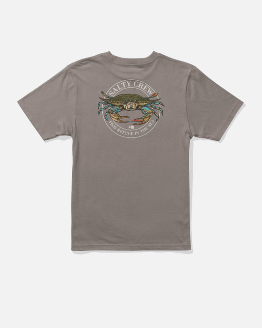 Back view of the Jimmy Boys Tee - Cinder. 