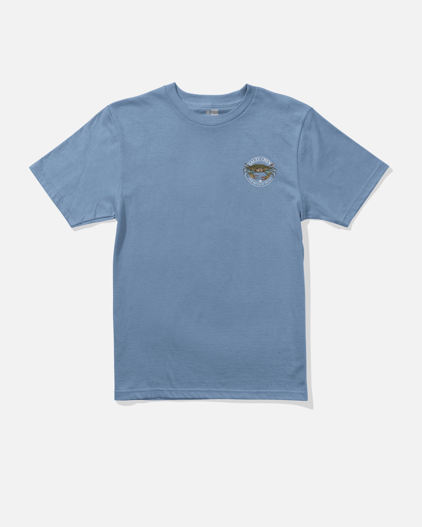Front view of the Jimmy Boys Tee - Marine Blue. 