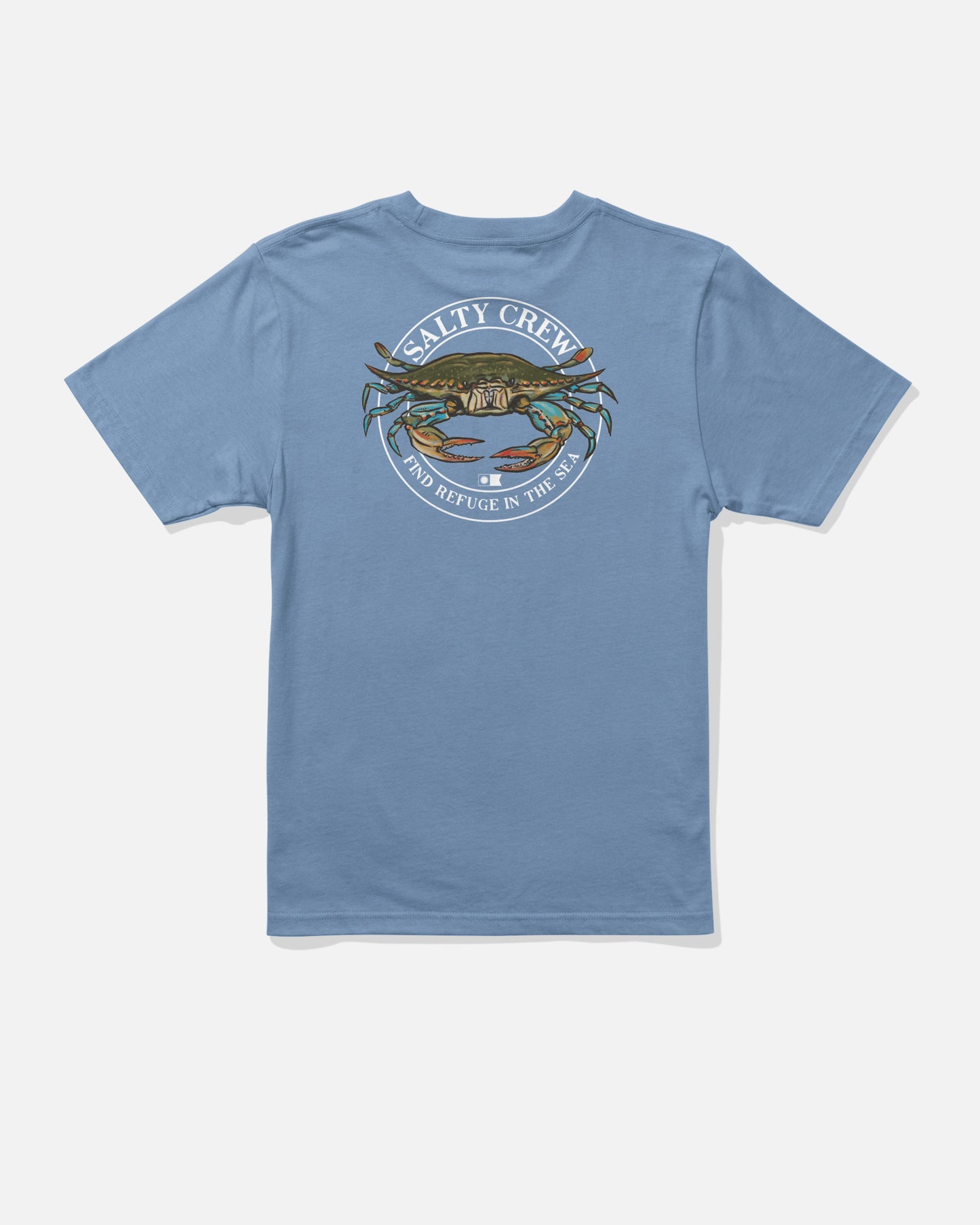 Back view of the Jimmy Boys Tee - Marine Blue. 
