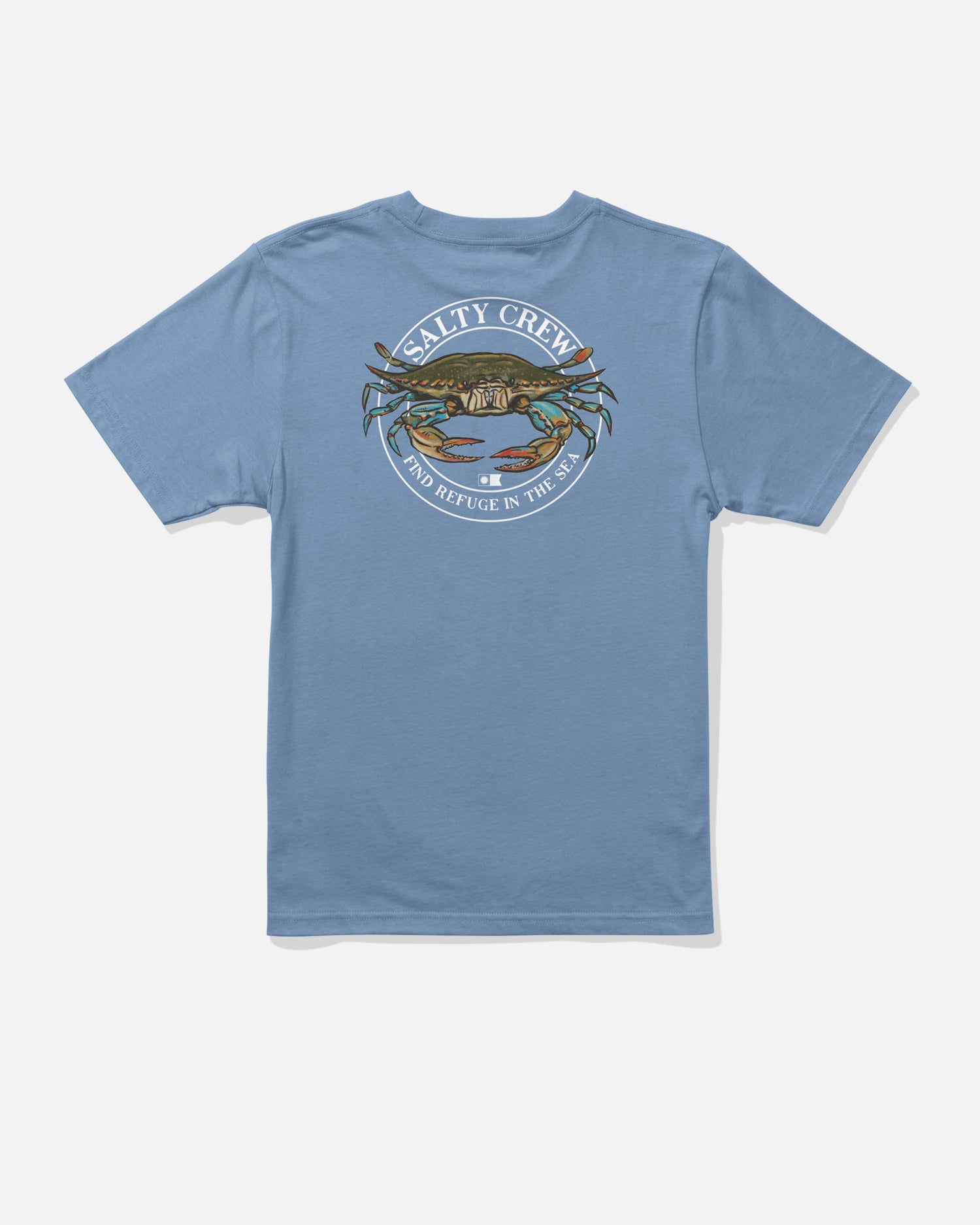 Back view of the Jimmy Boys Tee - Marine Blue. 