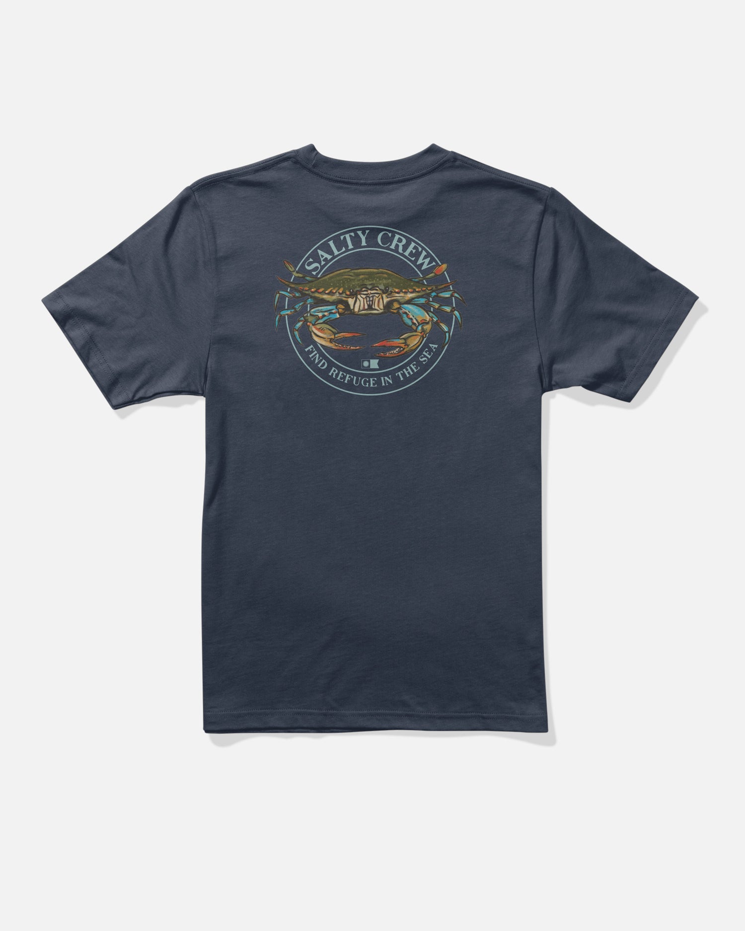 Back view of the Jimmy Boys Ss Tee - Navy. 