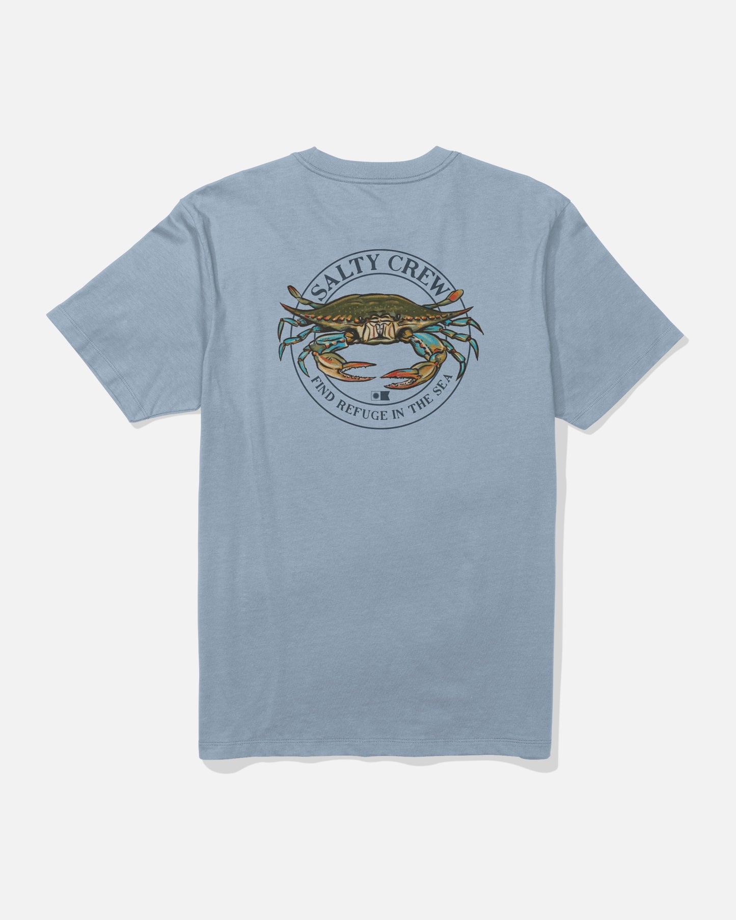 back view of Jimmy Tee - Blue Fog