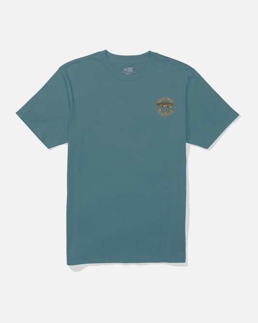 Front view of the Jimmy Crew Tee - Hydro. 