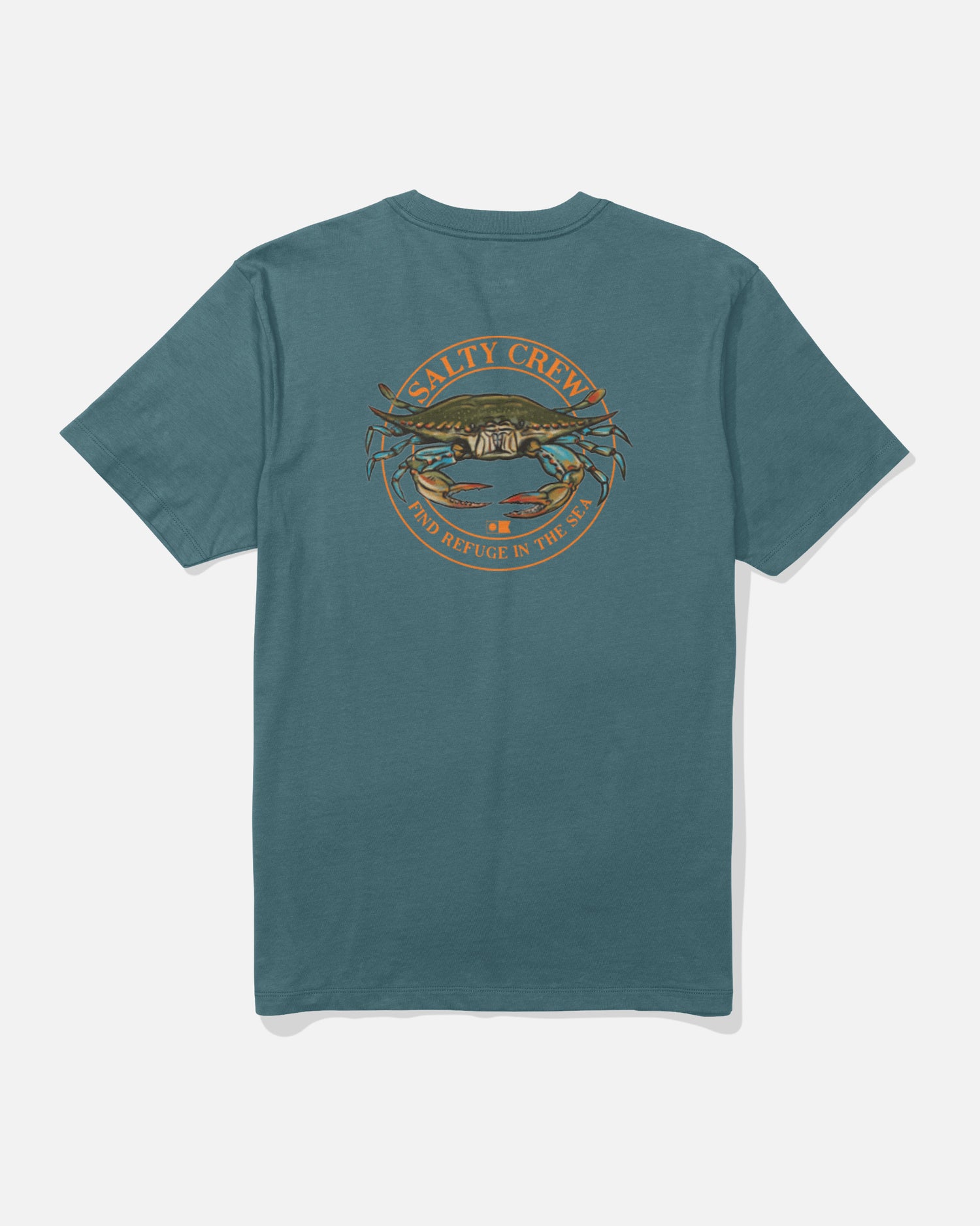 Back view of the Jimmy Crew Tee - Hydro. 
