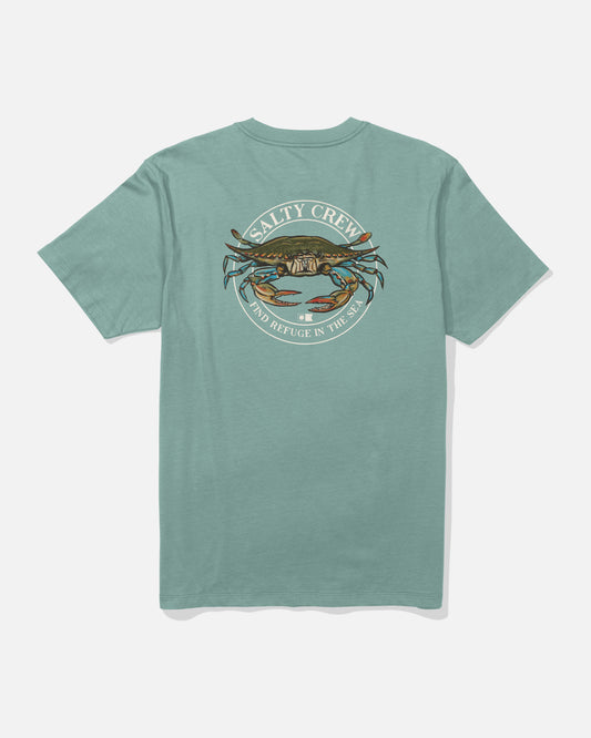 back view of Jimmy Premium Tee - Mackerel