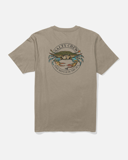 Back view of the Jimmy Crew Tee - Twig. 