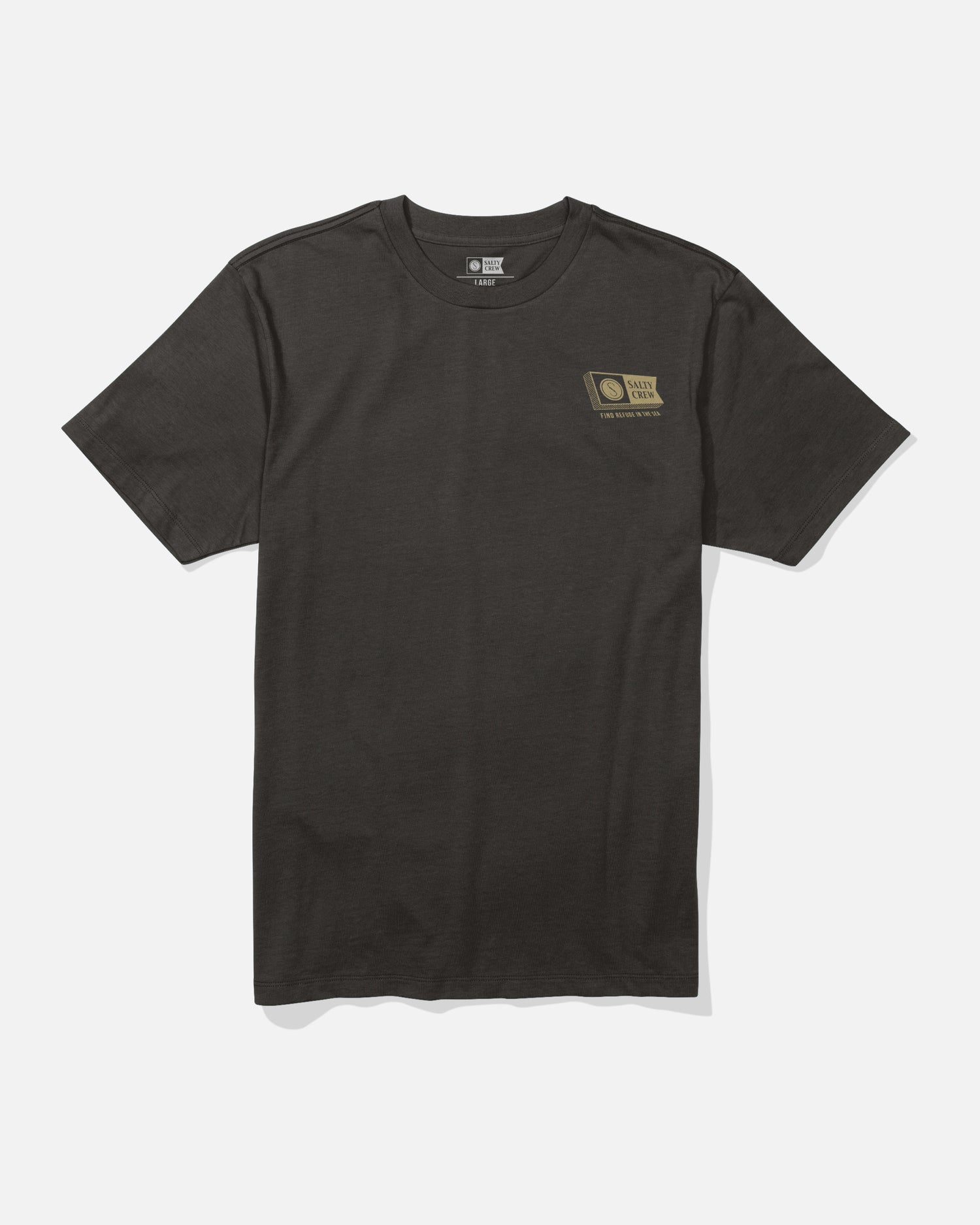 front view of Alphabet Premium Tee - Black