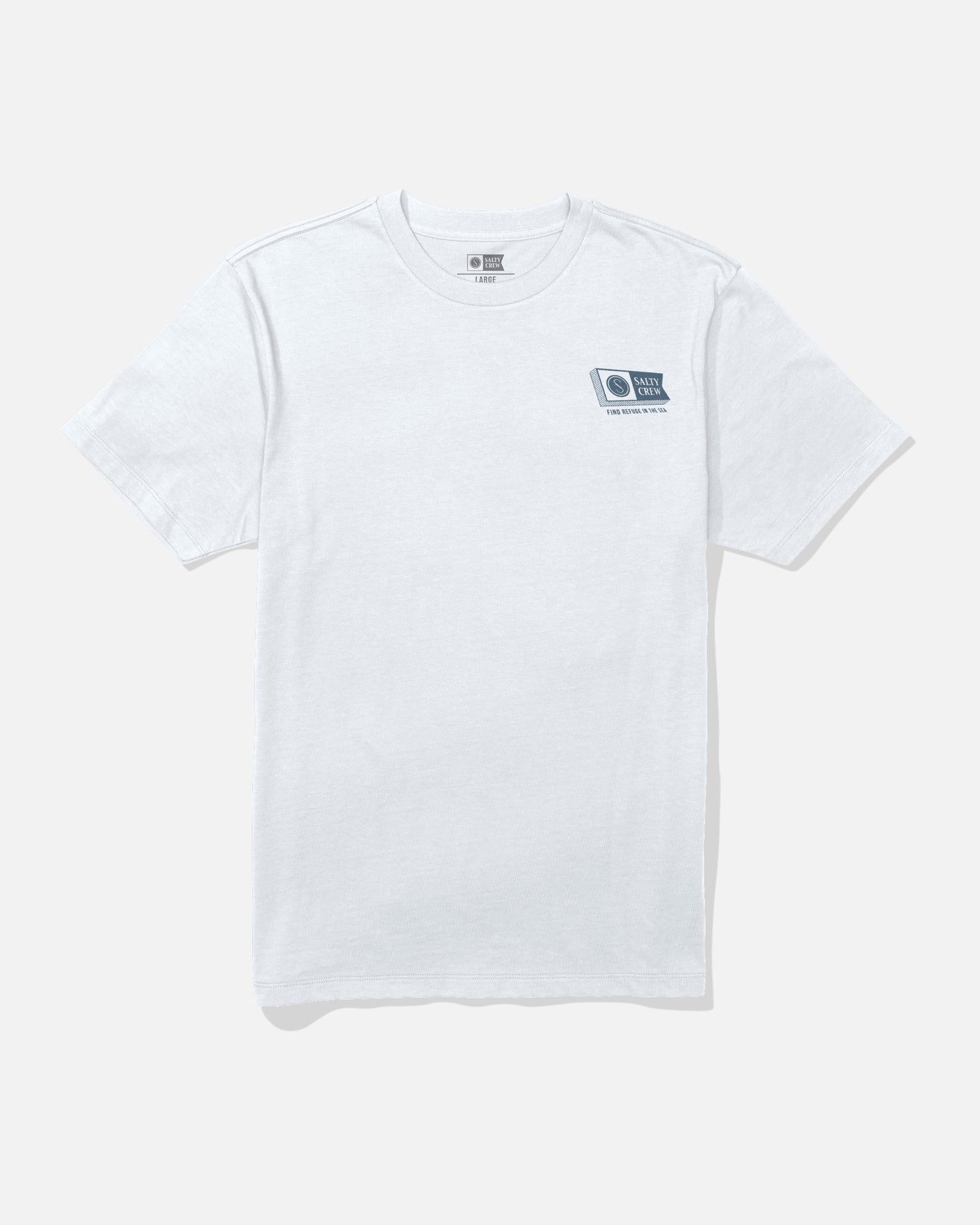 front view of Alphabet Premium Tee - White