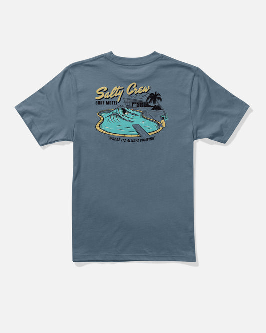 Surf Motel Boys Tee - Slate