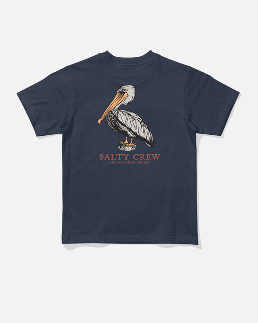 Perched Toddler Tee - Athletic Navy