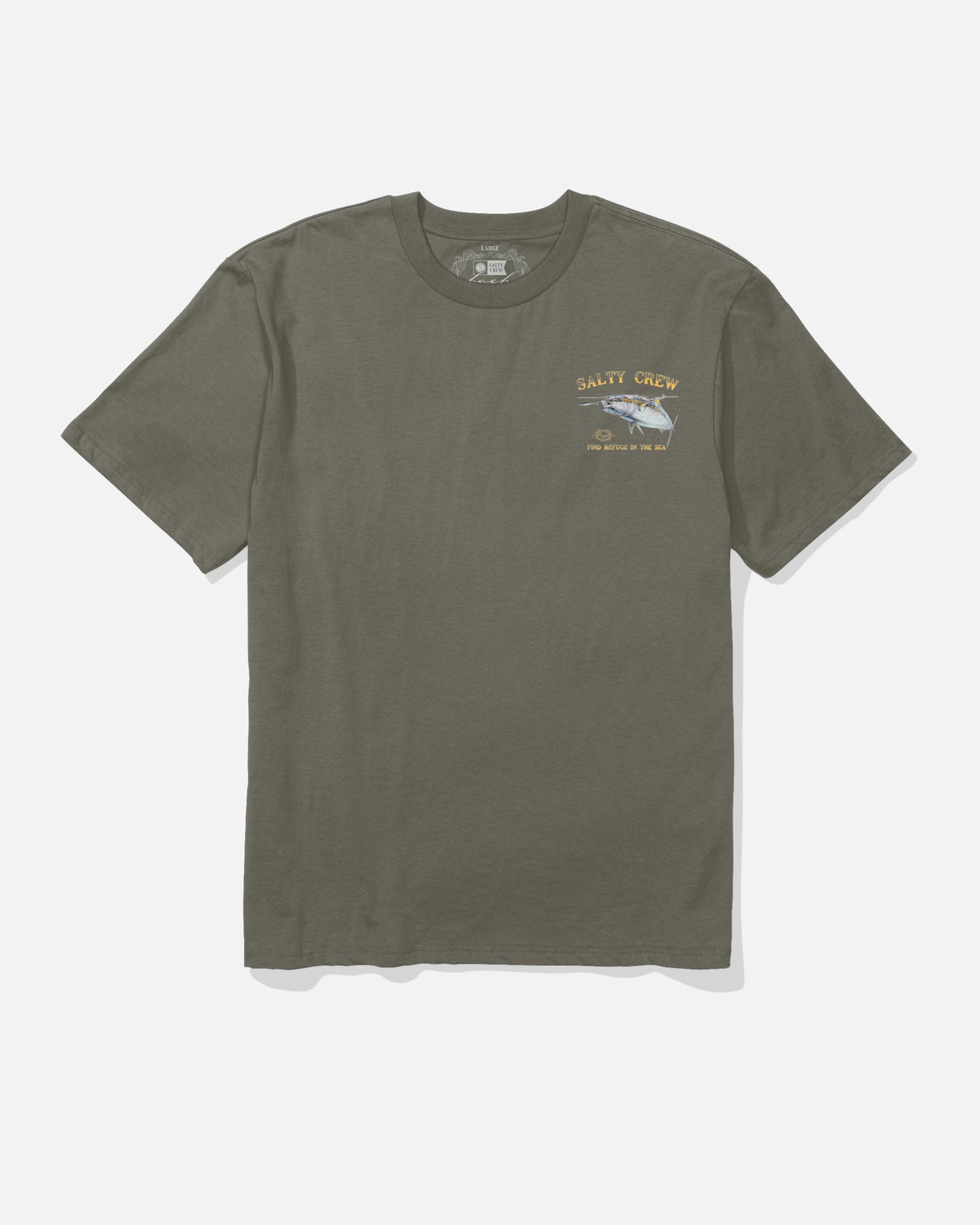 front view of Surface Classic Tee - Dusty Olive