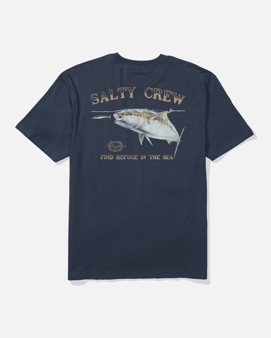 back view of Surface Classic Tee - Navy