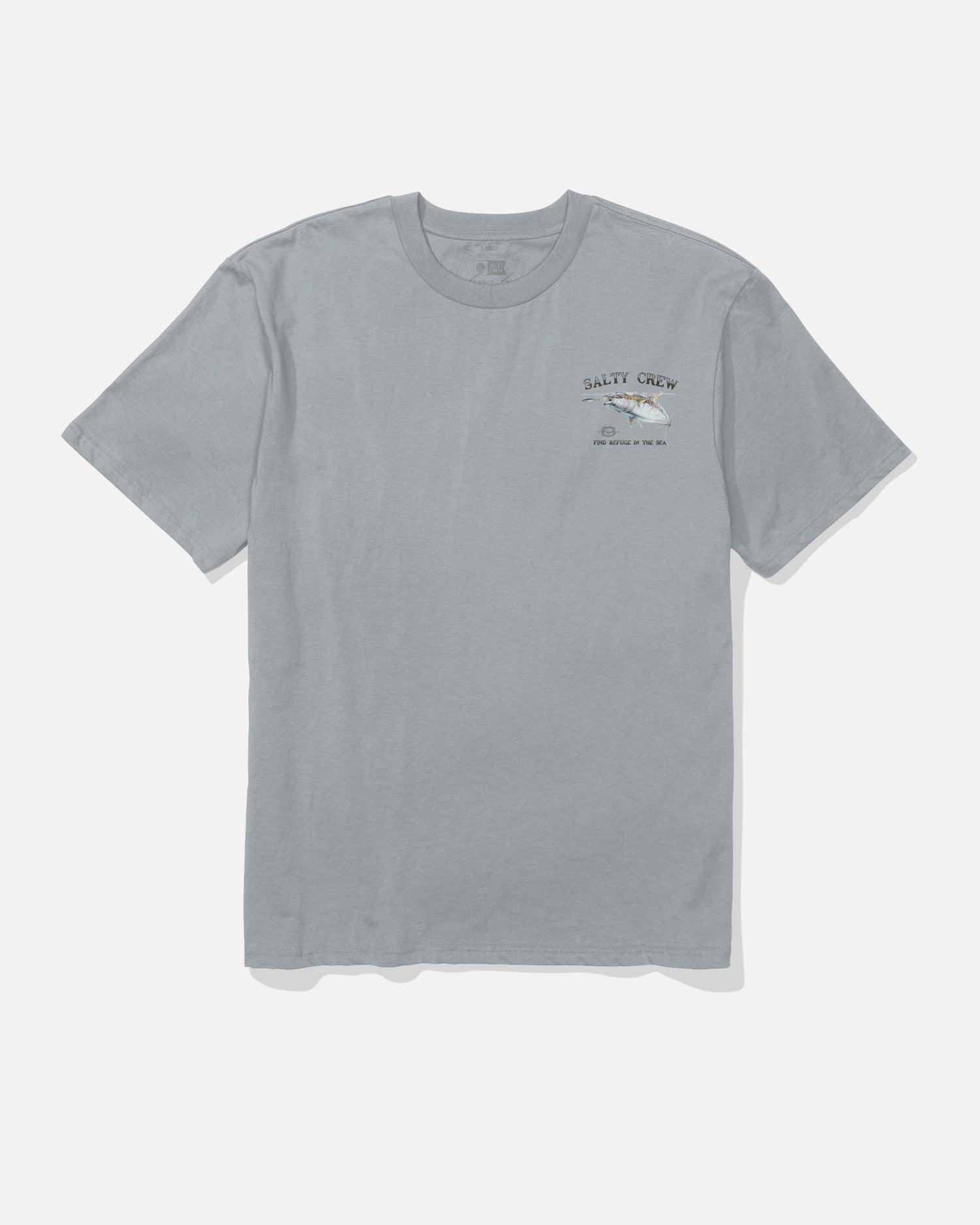 Front view of the Surface Classic Tee - Quarry. 