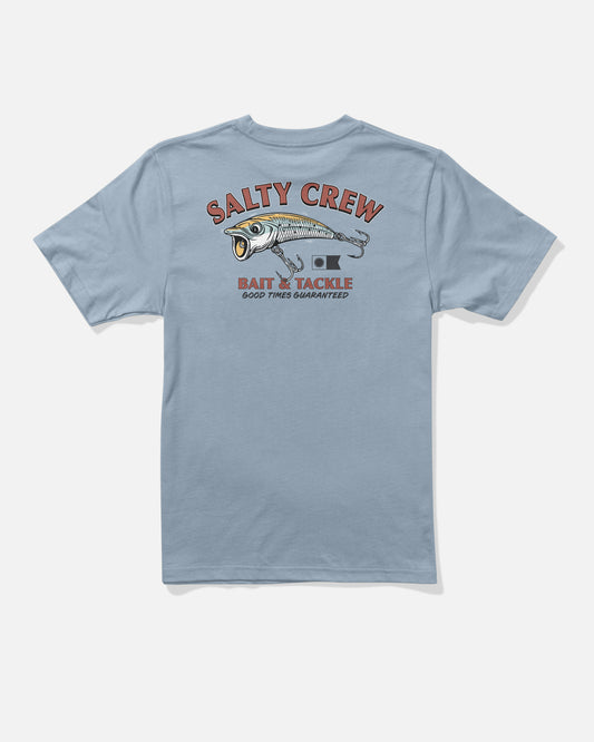 Snag It Boys Tee - Blue Fog