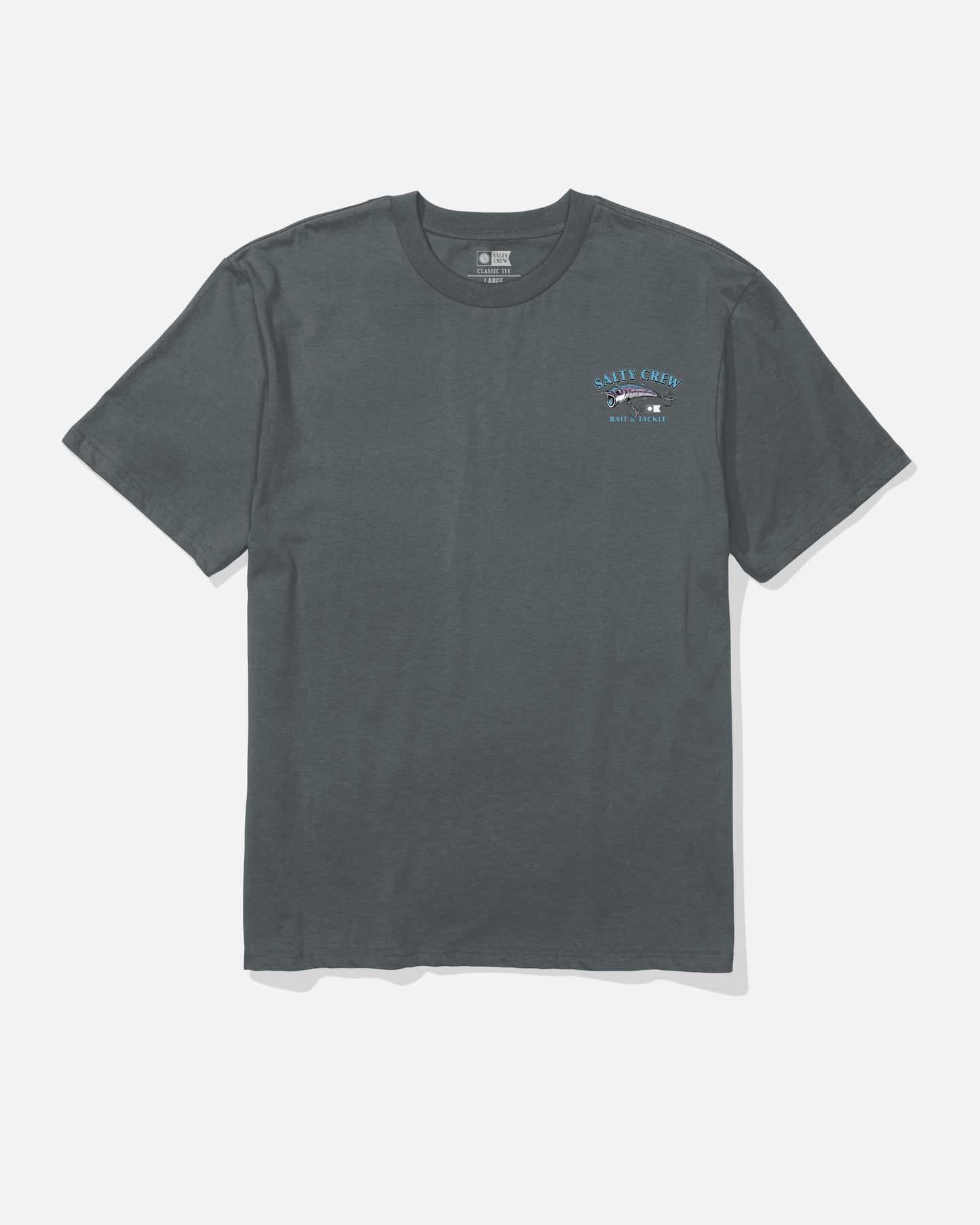 front view of Snag It Classic Tee - Charcoal