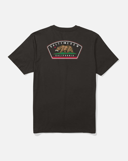 back view of Cali Crew Premium Tee - Black