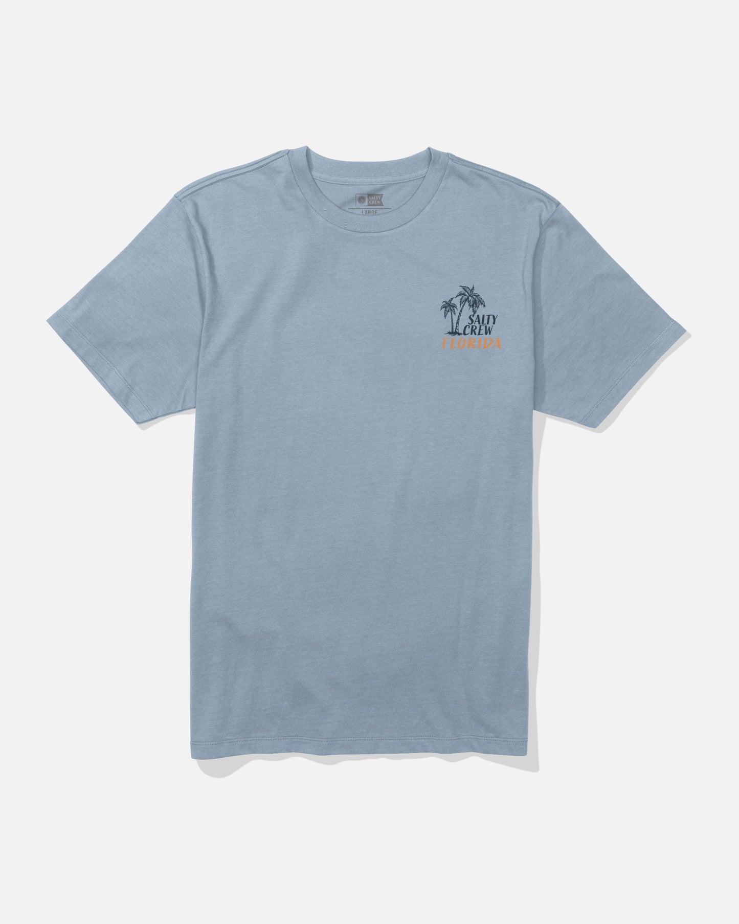 front view of Right Coast Premium Tee - Blue Fog