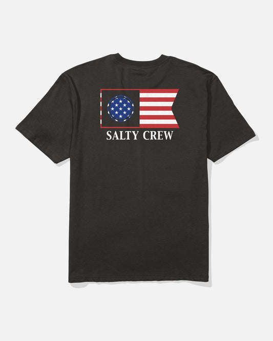 back view of Flagship America Classic Tee - Black