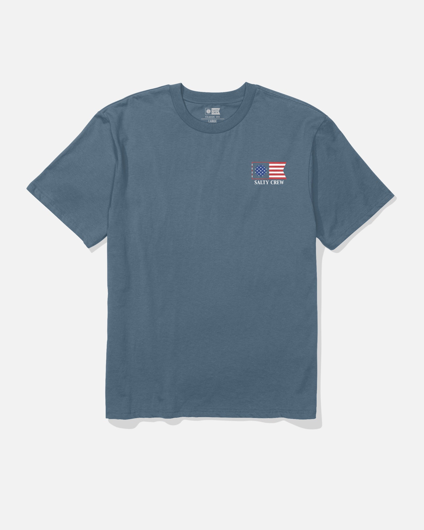 front view of Flagship America Classic Tee - Slate