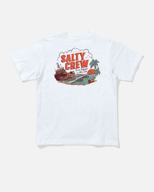 Shipwrecks Toddler Tee - White