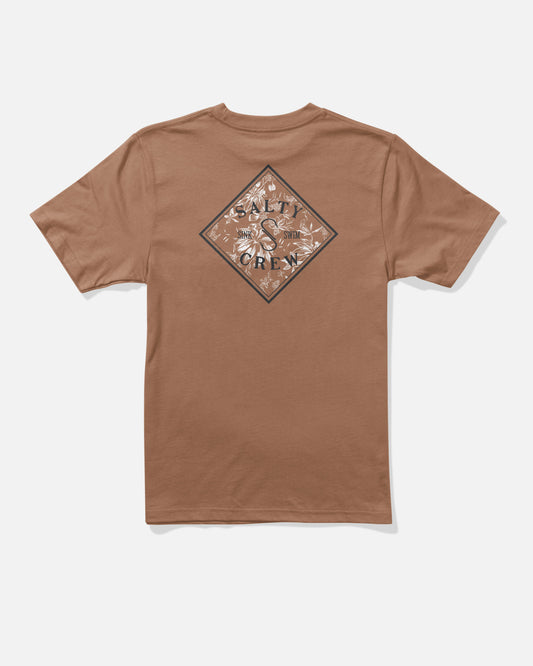 Back view of the Tippet Fill Boys Tee - Sierra. 