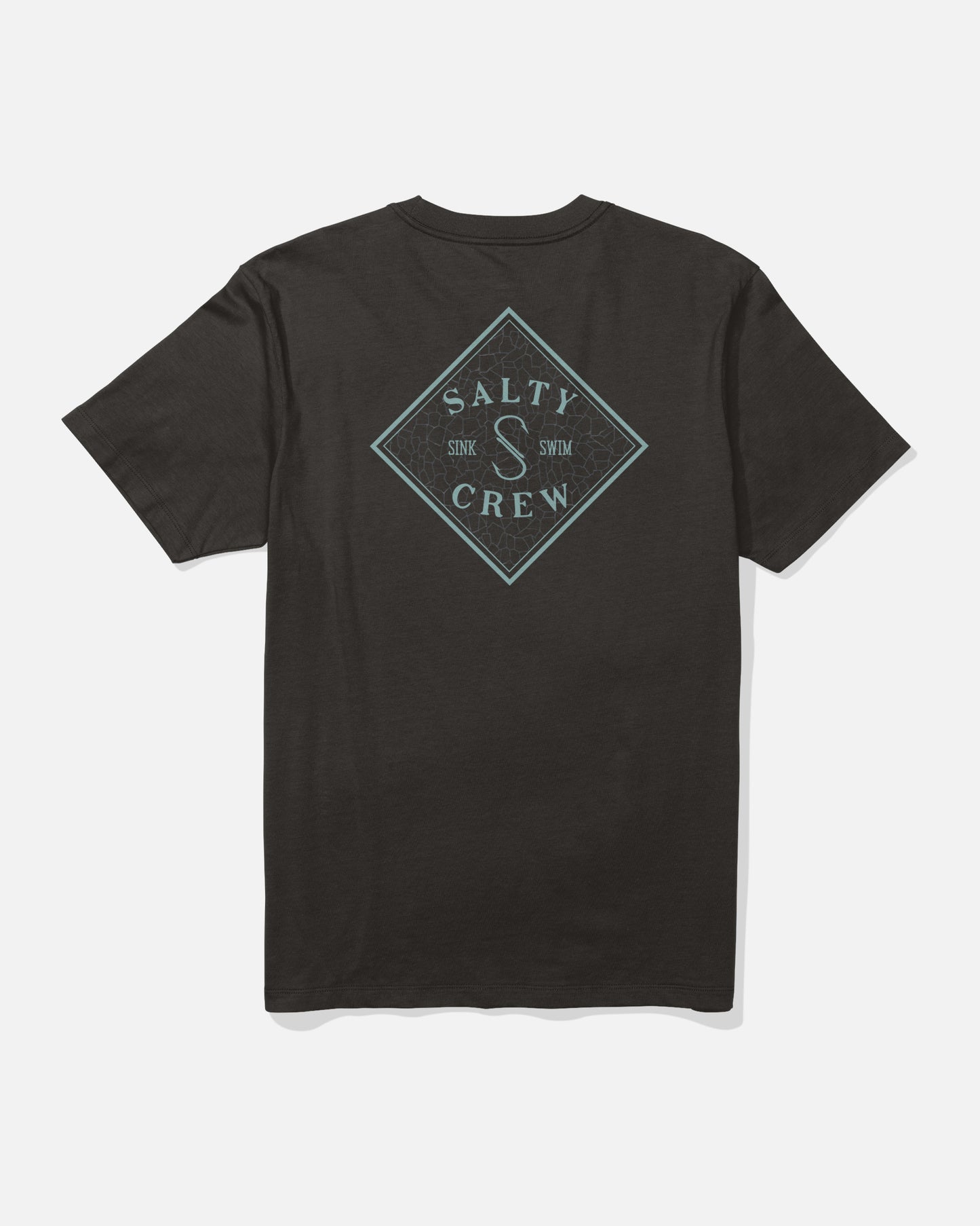 Back view of the Tippet Fill Tee - Black. 