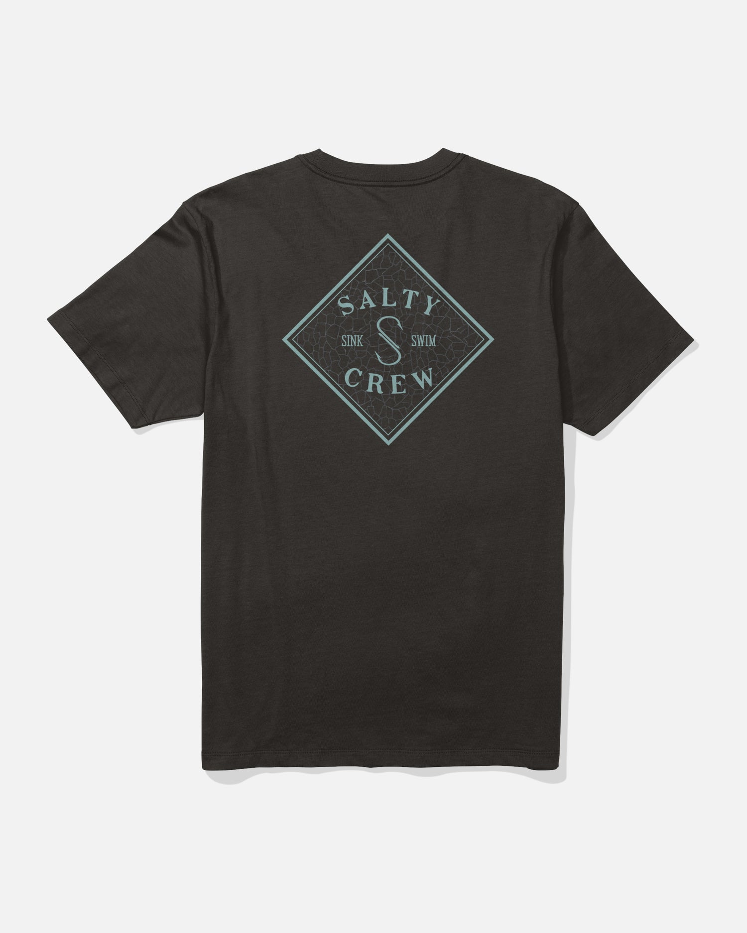 Back view of the Tippet Fill Tee - Black. 