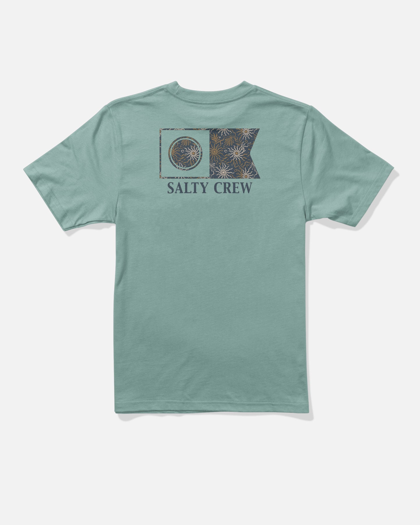 back view of Flagship Fill Tee - Mackerel