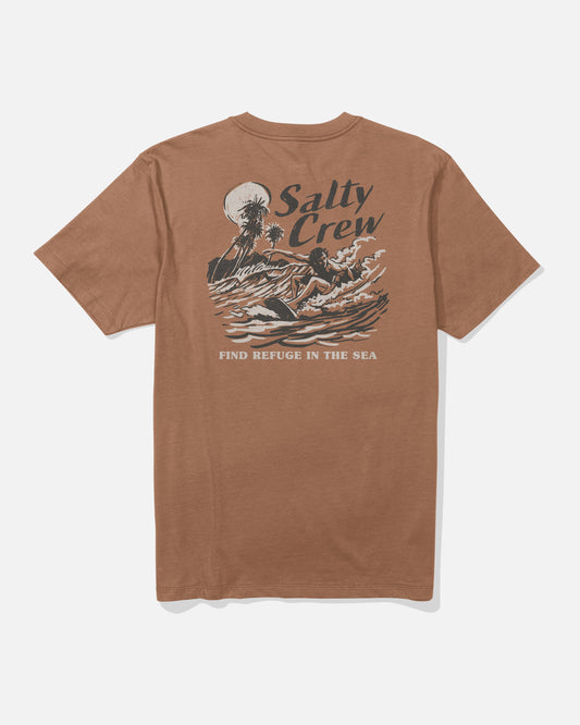 Back view of the Surf Camp Tee - Sierra. 