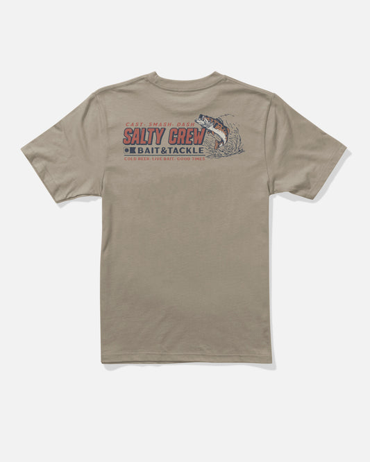 Back view of the Live Bait Boys Tee - Twig. 