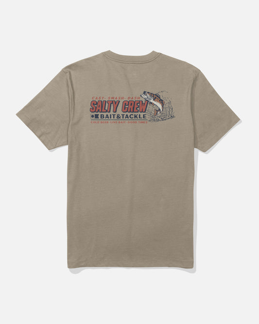 Back view of the Live Bait Tee - Twig. 