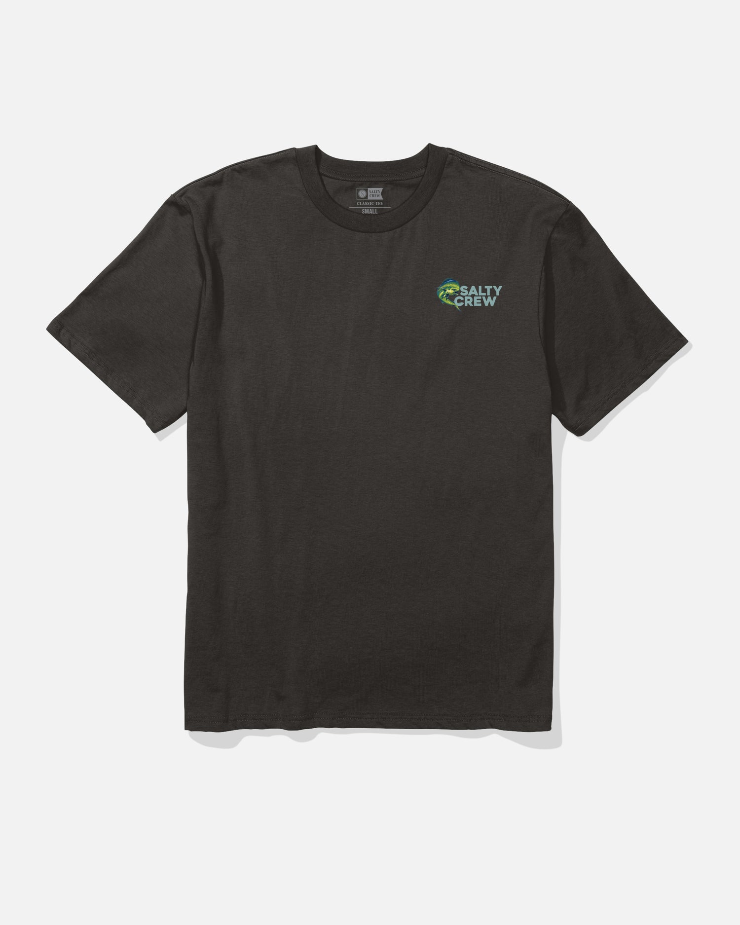 Front view of the Mahi Club Classic Tee - Black. 