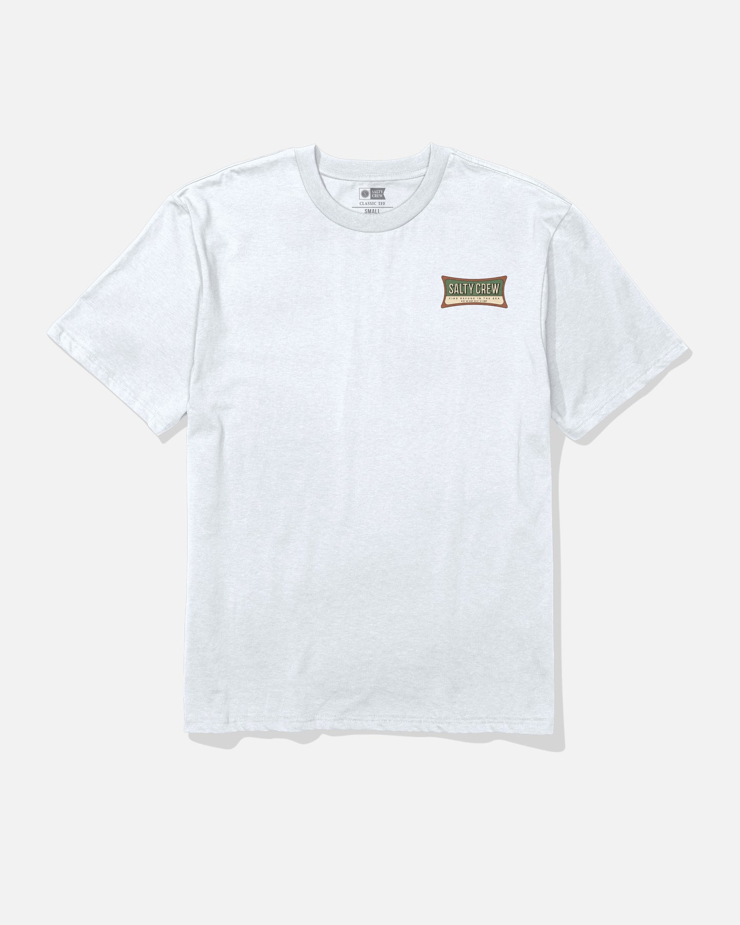 Front view of the Essential Classic Tee - White.