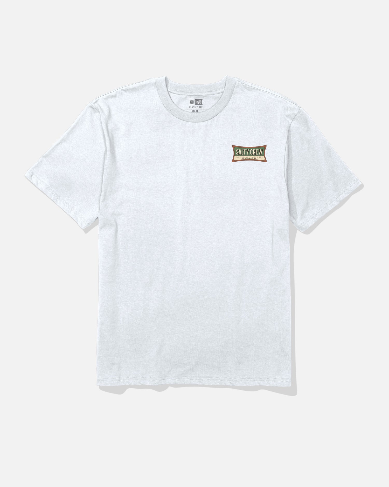 Front view of the Essential Classic Tee - White.