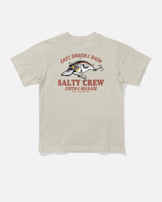 Back view of the Cast Life Toddler Tee - Bone. 