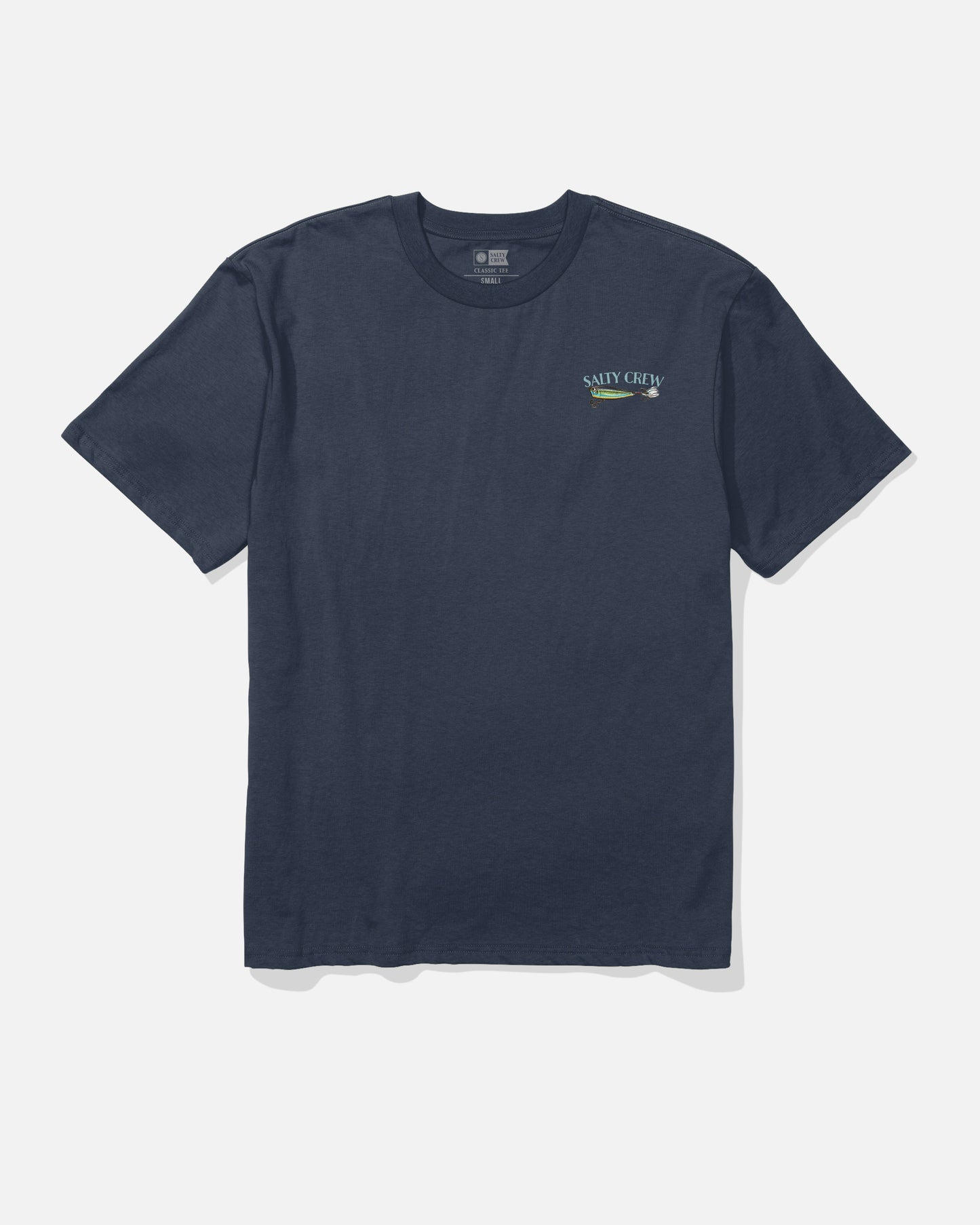 Front view of the Lure Gear Classic Tee - Navy. 