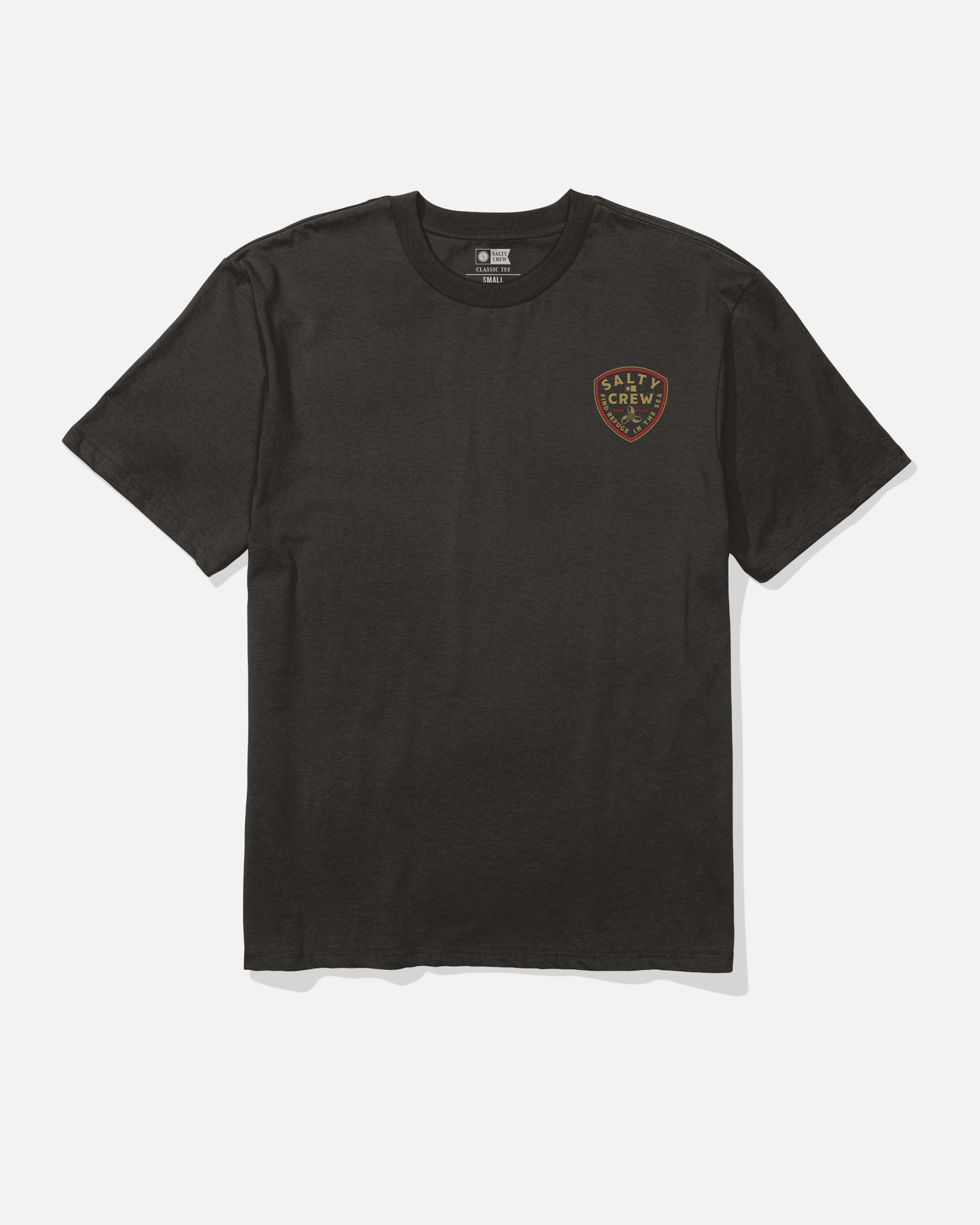 Front view of the Rotor Classic Tee - Black. 