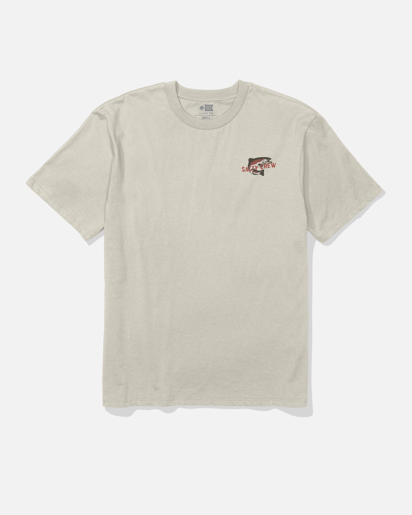 Front view of the Nature Classic Tee - Bone. 