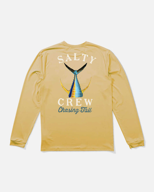 Tailed Long Sleeve Sunshirt - Saffron